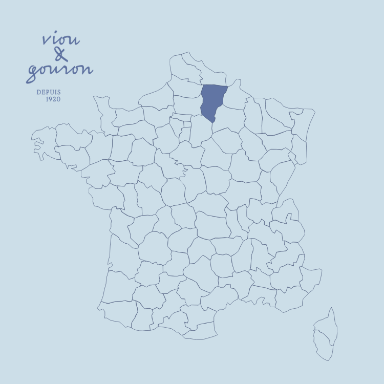 Carte de France - Département de l'Aisne