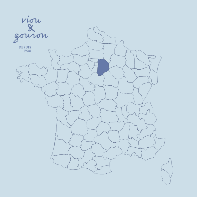 Carte de France avec un encart de l’Île-de-France mettant en évidence la Seine-et-Marne.