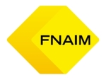 Logo de la FNAIM, Fédération Nationale de l’Immobilier, partenaire de Viou & Gouron.